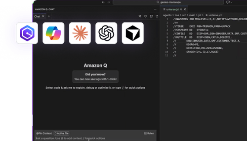 Generative AI for Mainframe - Extend code assistants with
mainframe capabilities