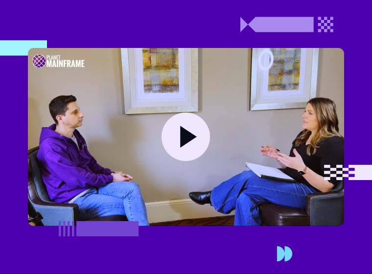 Geneiz- AI for Mainframes video- design thumbnail