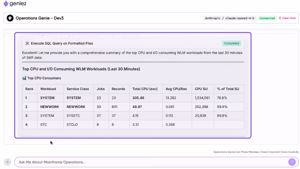 Gain actionable insights into system operations