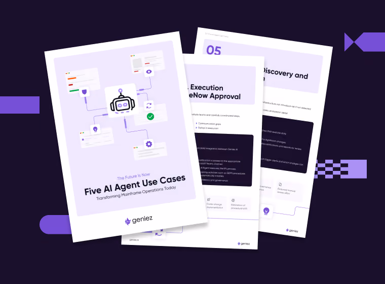 Five AI Agent Use Cases Transforming Mainframe Operations Today - GeniezAI