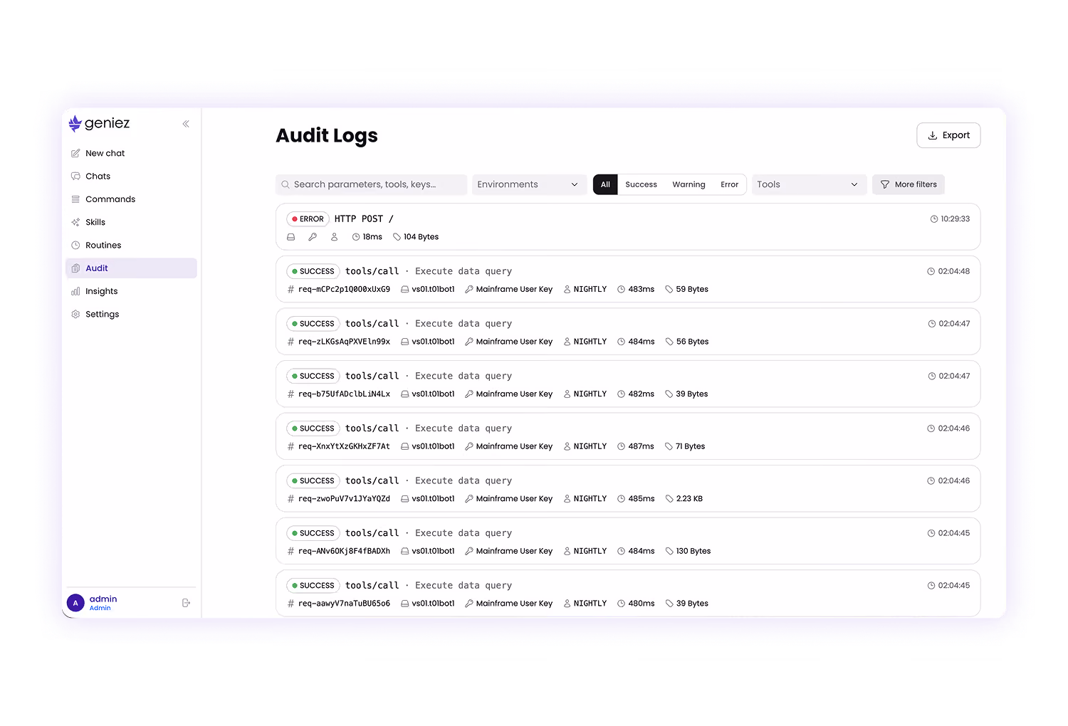 Mainframe AI- Genies AI Framework-generative and agentic AI to the mainframe