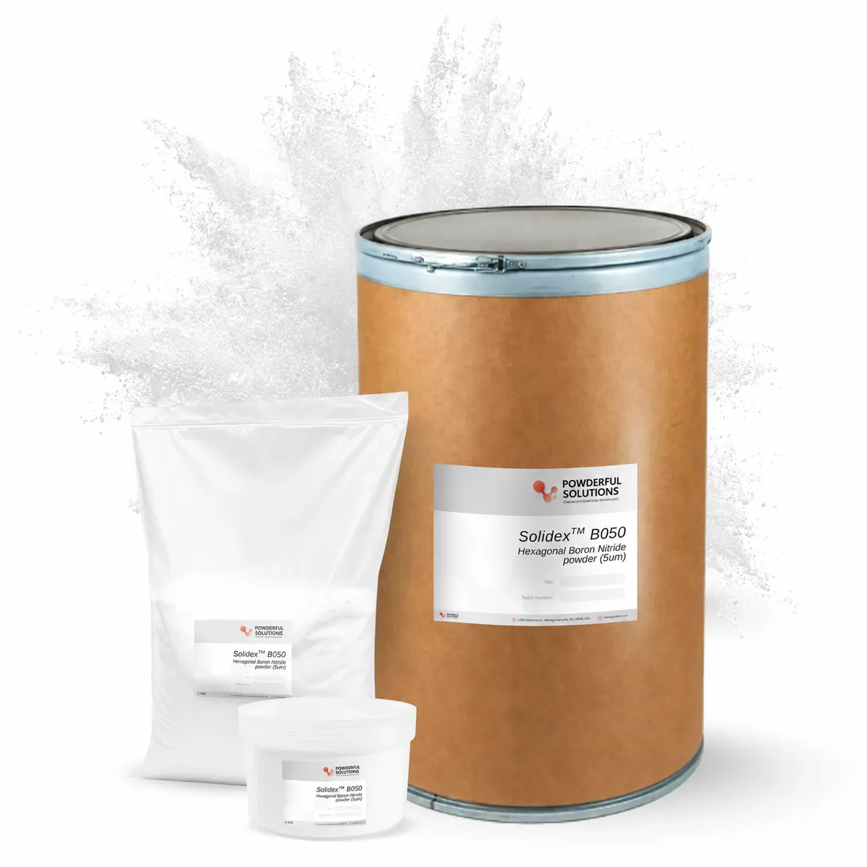 SolidexTM B050 5um hBN powder