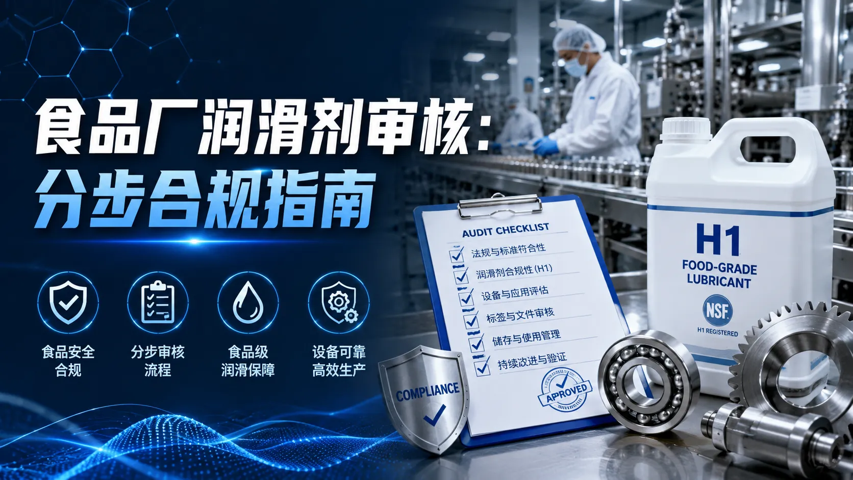 食品厂润滑剂审核：分步合规指南