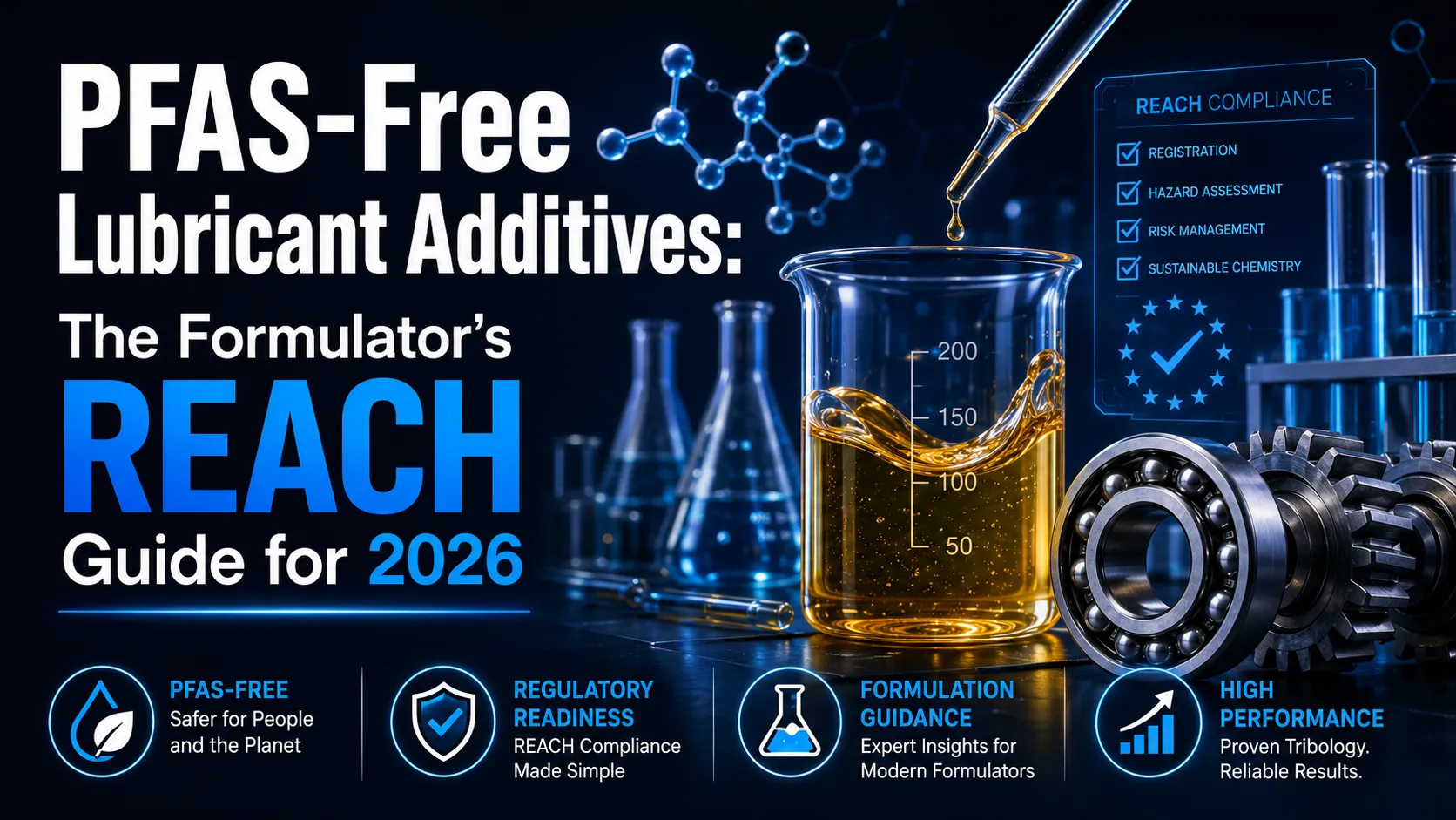 PFAS-Free Lubricant Additives: The Formulator’s REACH Guide for 2026