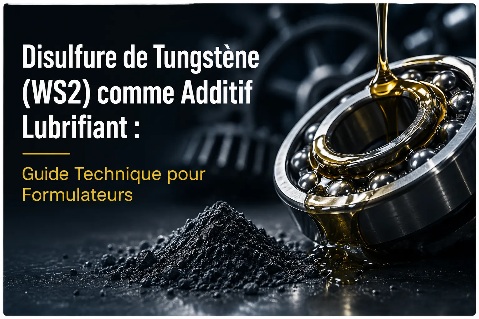 MoS2 vs WS2: Which Solid Lubricant Additive Wins in High-Temperature Grease?