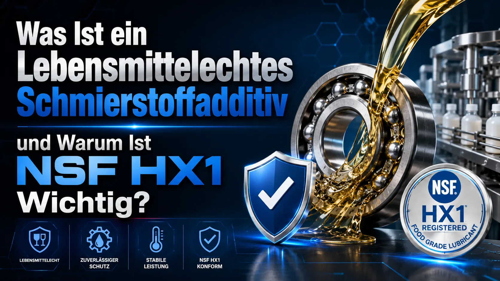 Was Ist ein Lebensmittelechtes Schmierstoffadditiv und Warum Ist NSF HX1 Wichtig?