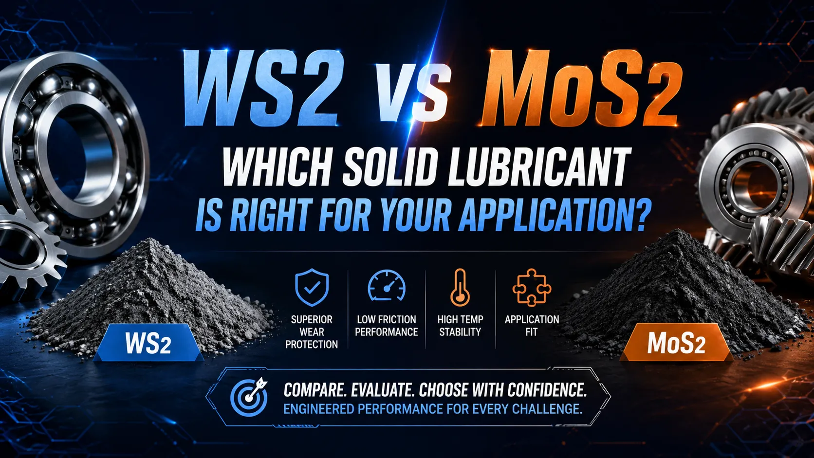 WS2 vs MoS2: Which Solid Lubricant Is Right for Your Application?