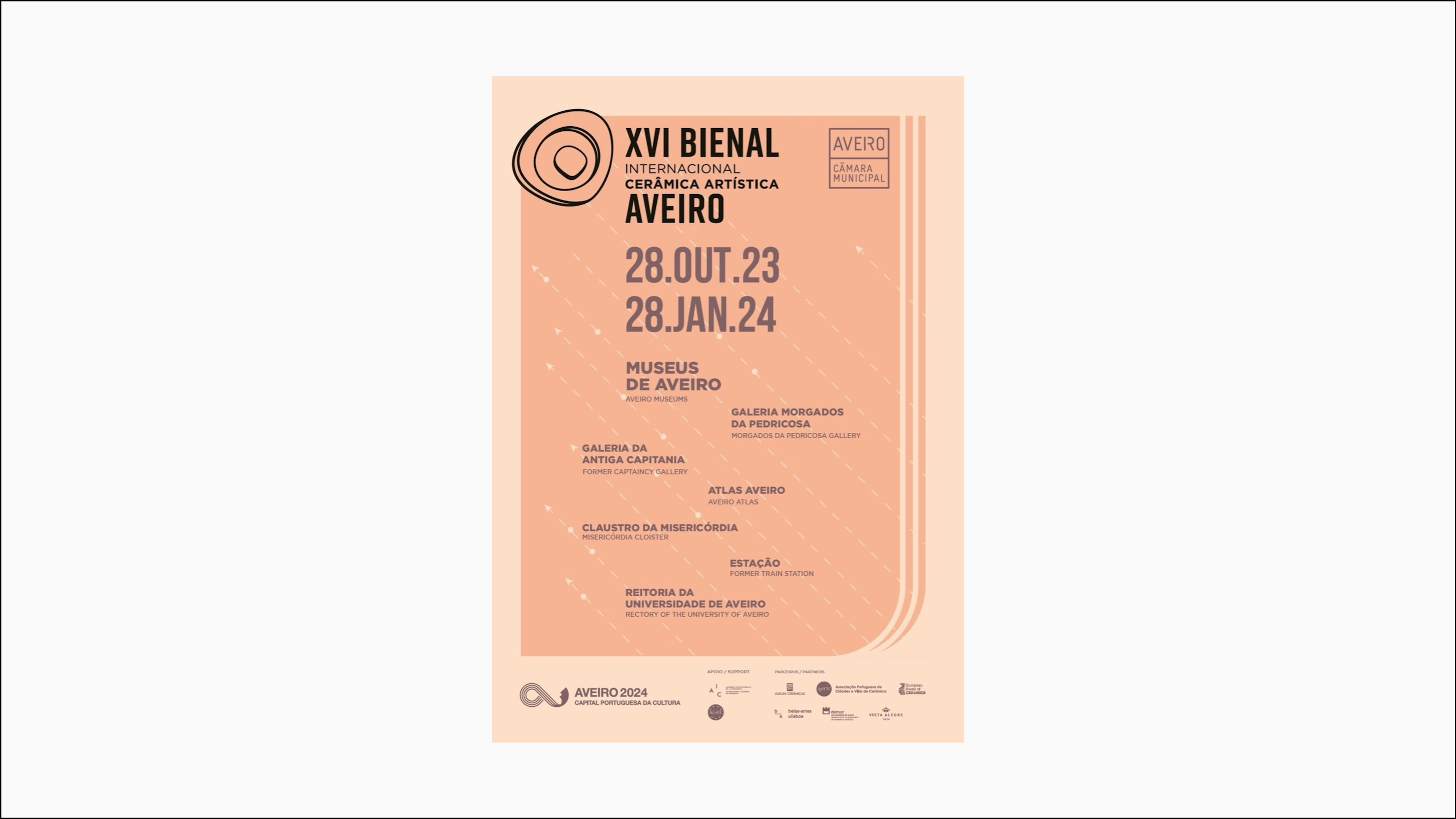 Cartaz da exposição de Aveiro