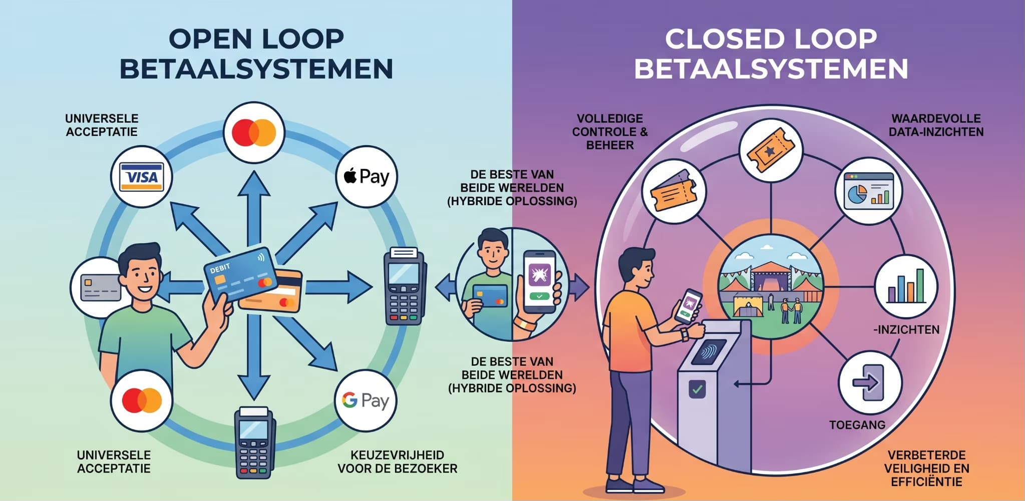 Open versus closed loop betaalsysteem