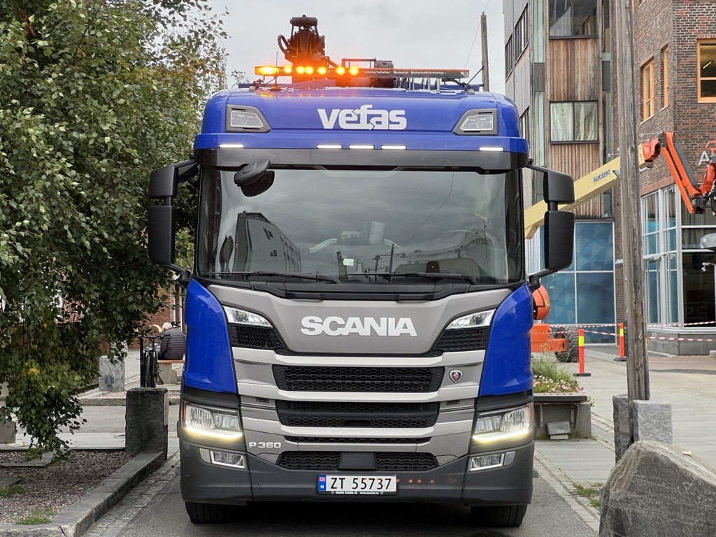 Vefas Scania renovasjonsbil