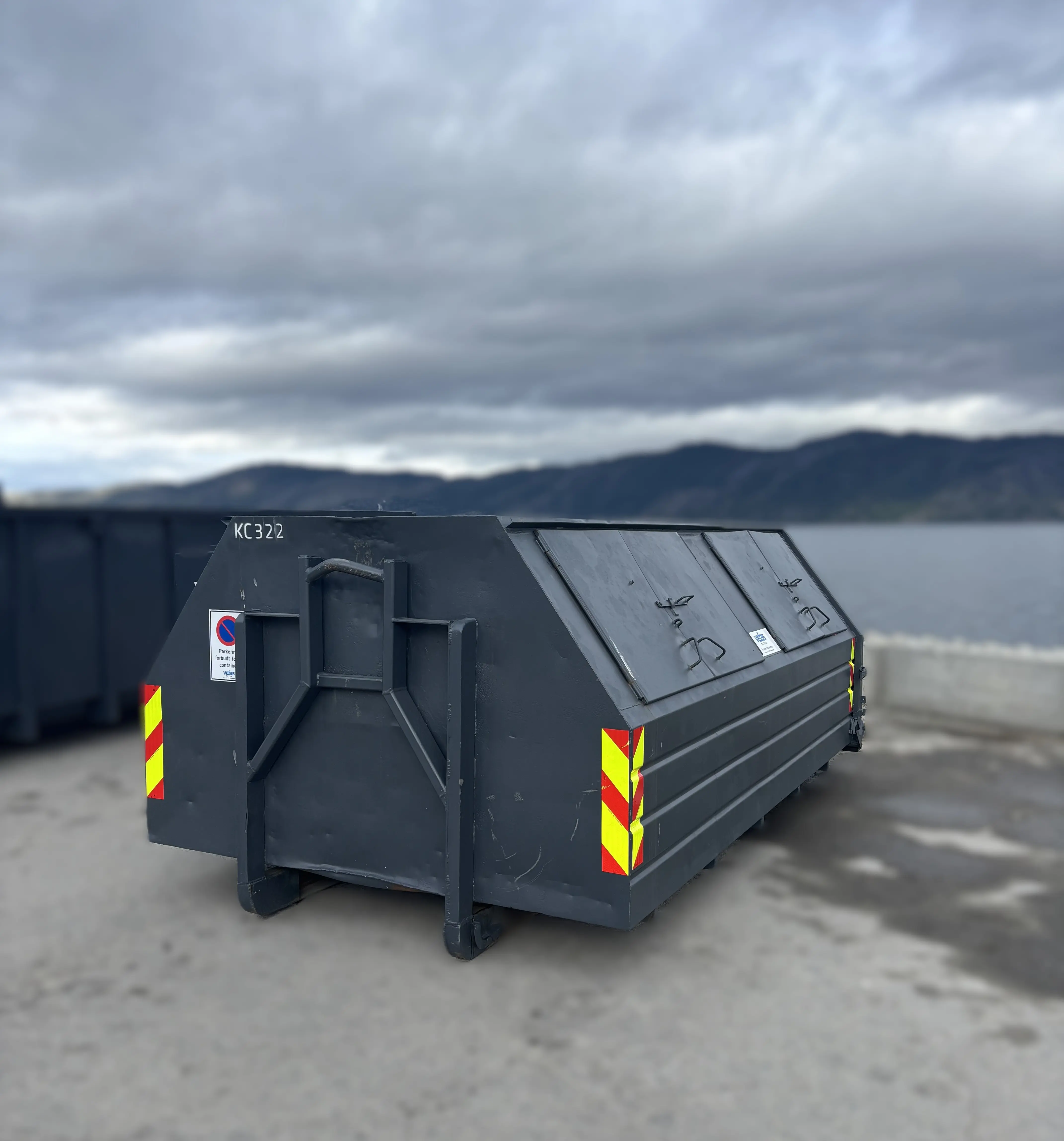 Utleie av avfallscontainer, 12m3