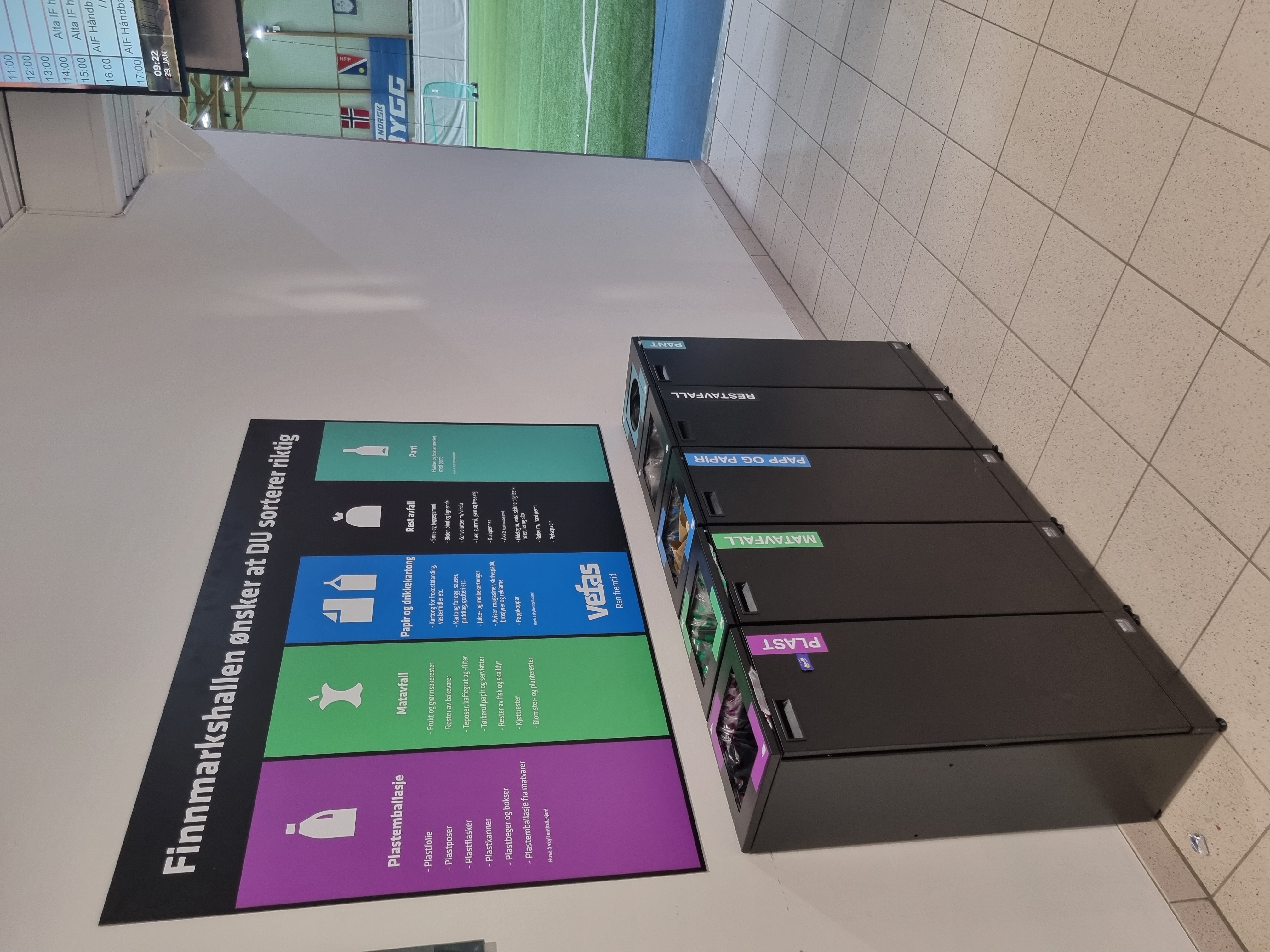 Vi har overtatt Finnmarkshallen. Det er vi stolte over. ♻️