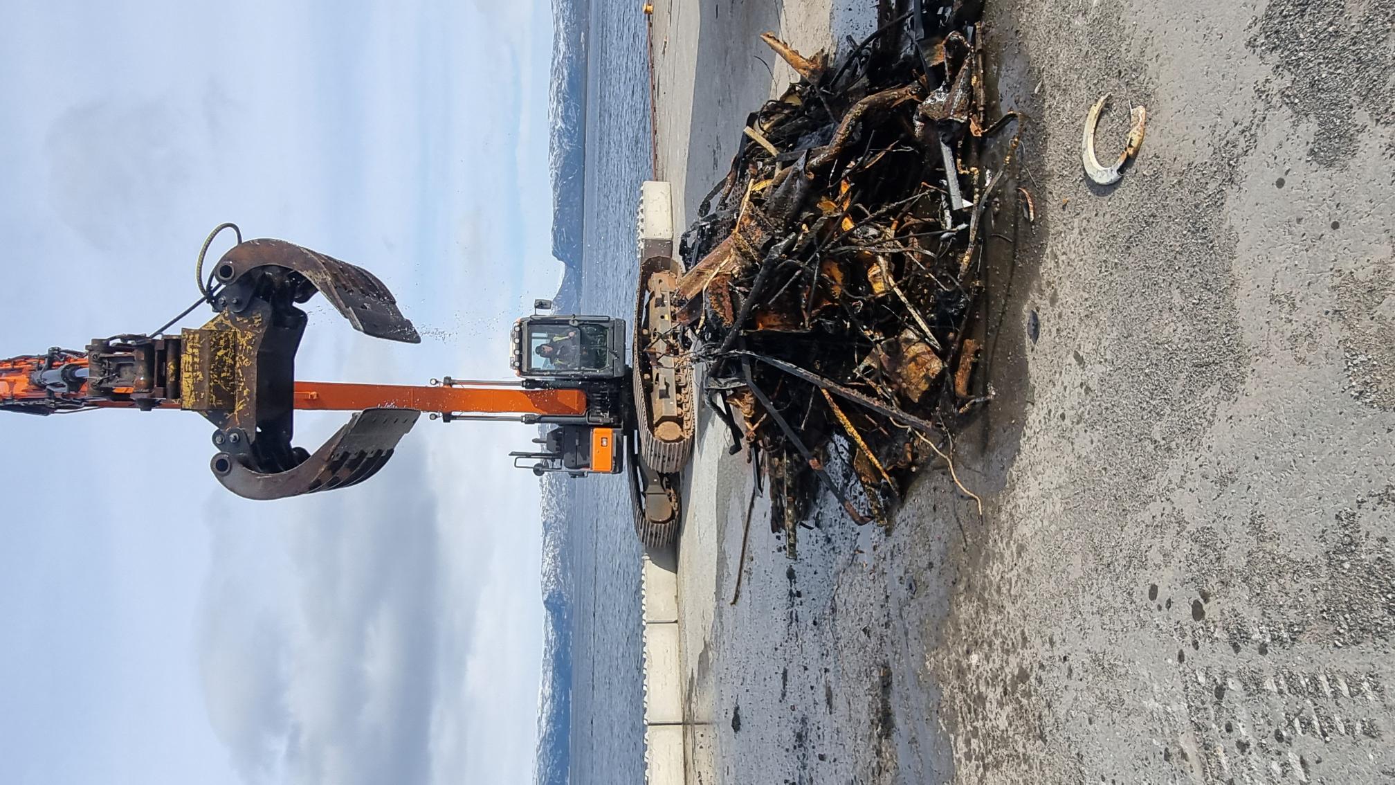 Vårrydding utenfor vår egen kai