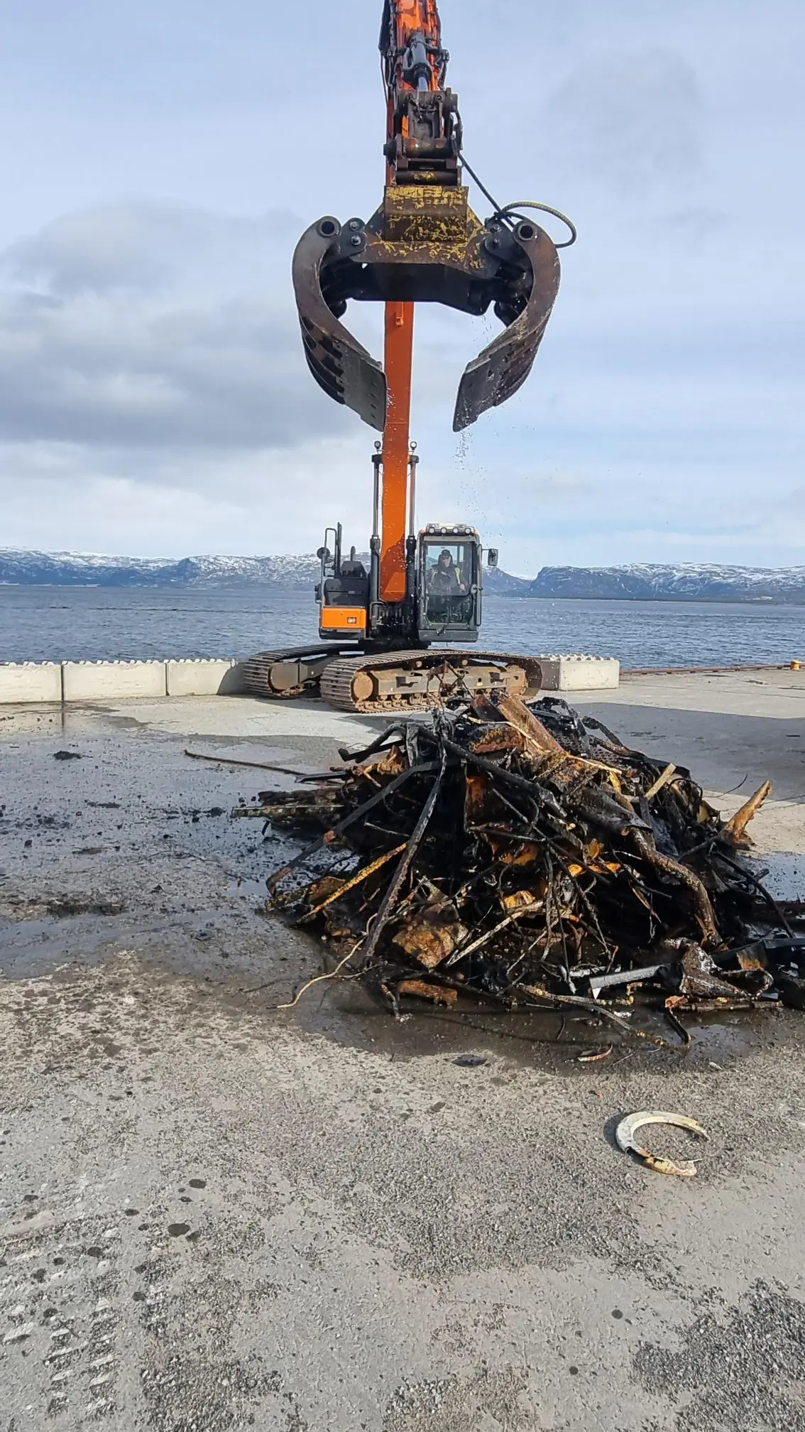 Vårrydding utenfor vår egen kai