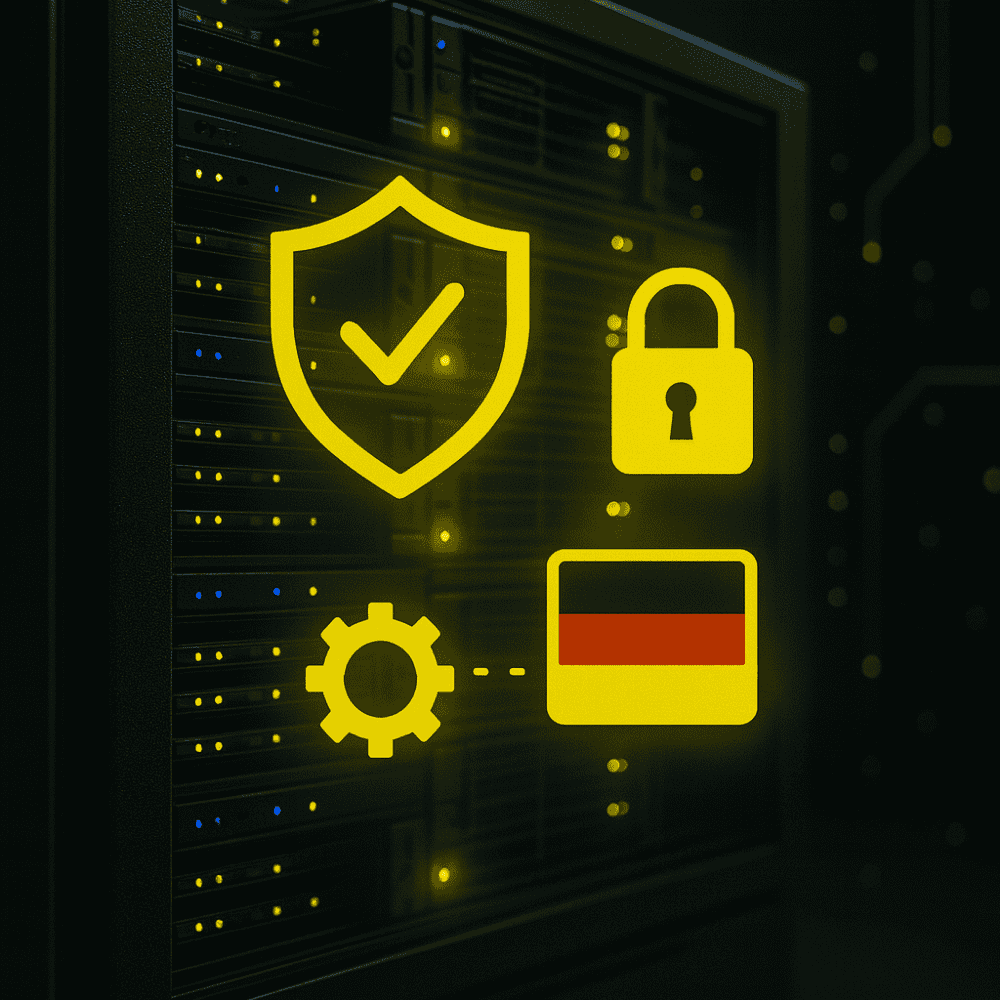 Deutsches Hosting - Ihre Daten bleiben DSGVo konform