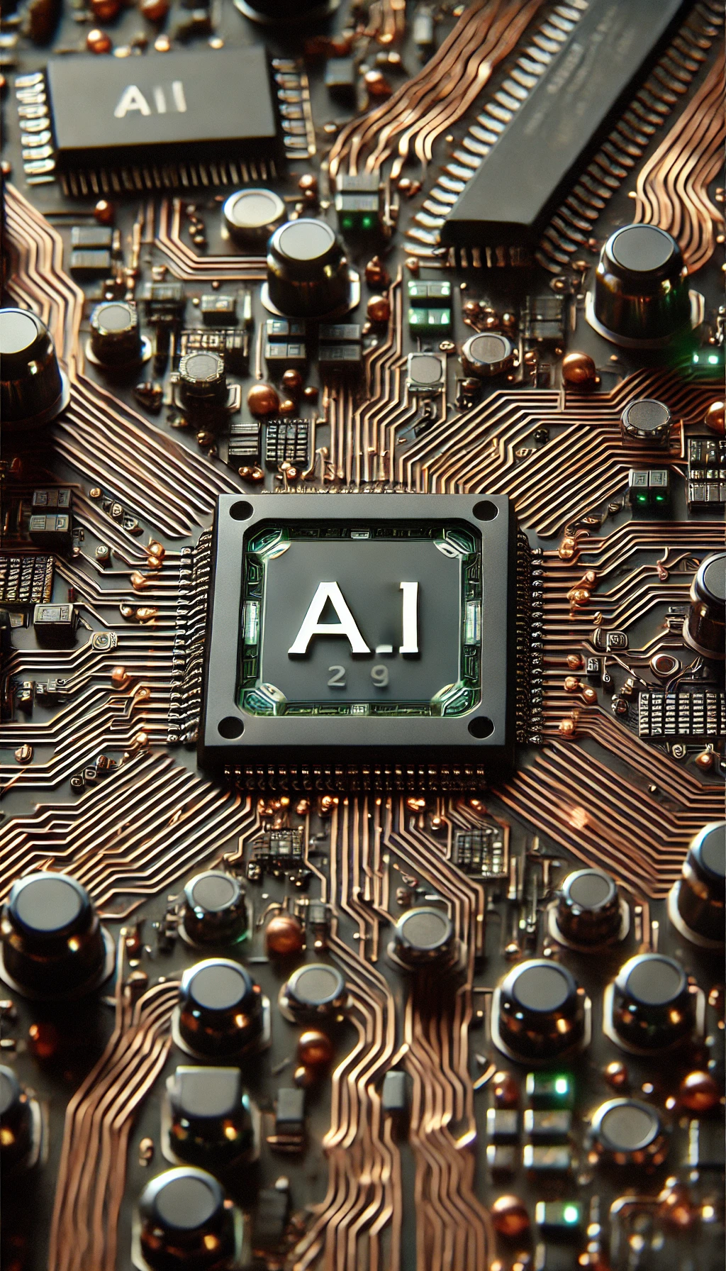 Leiterplatte mit KI Chip