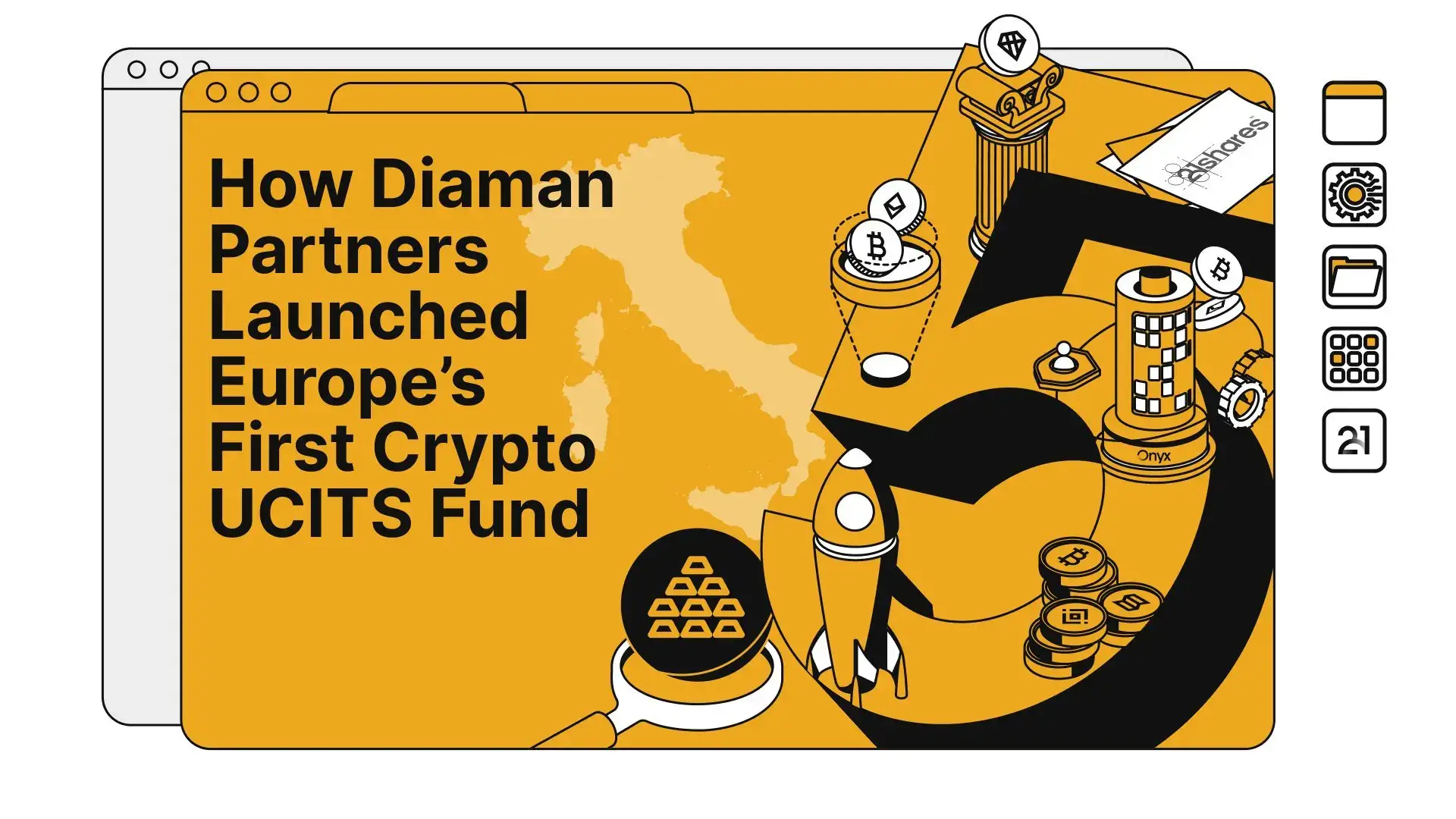 How Diaman Partners Launched Europe’s First Crypto UCITS Fund with 21Shares