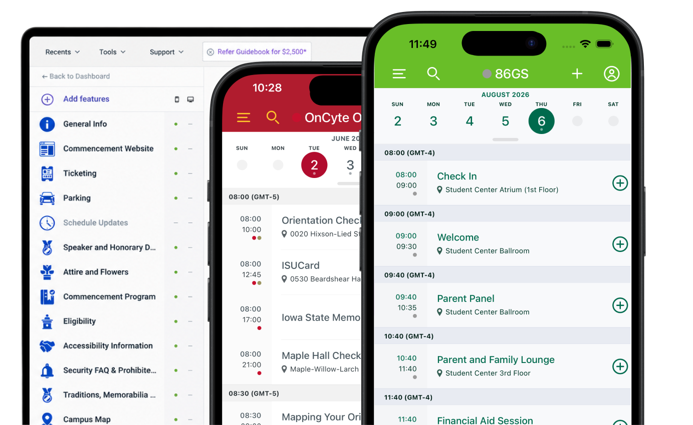 Guidebook branded app showcase