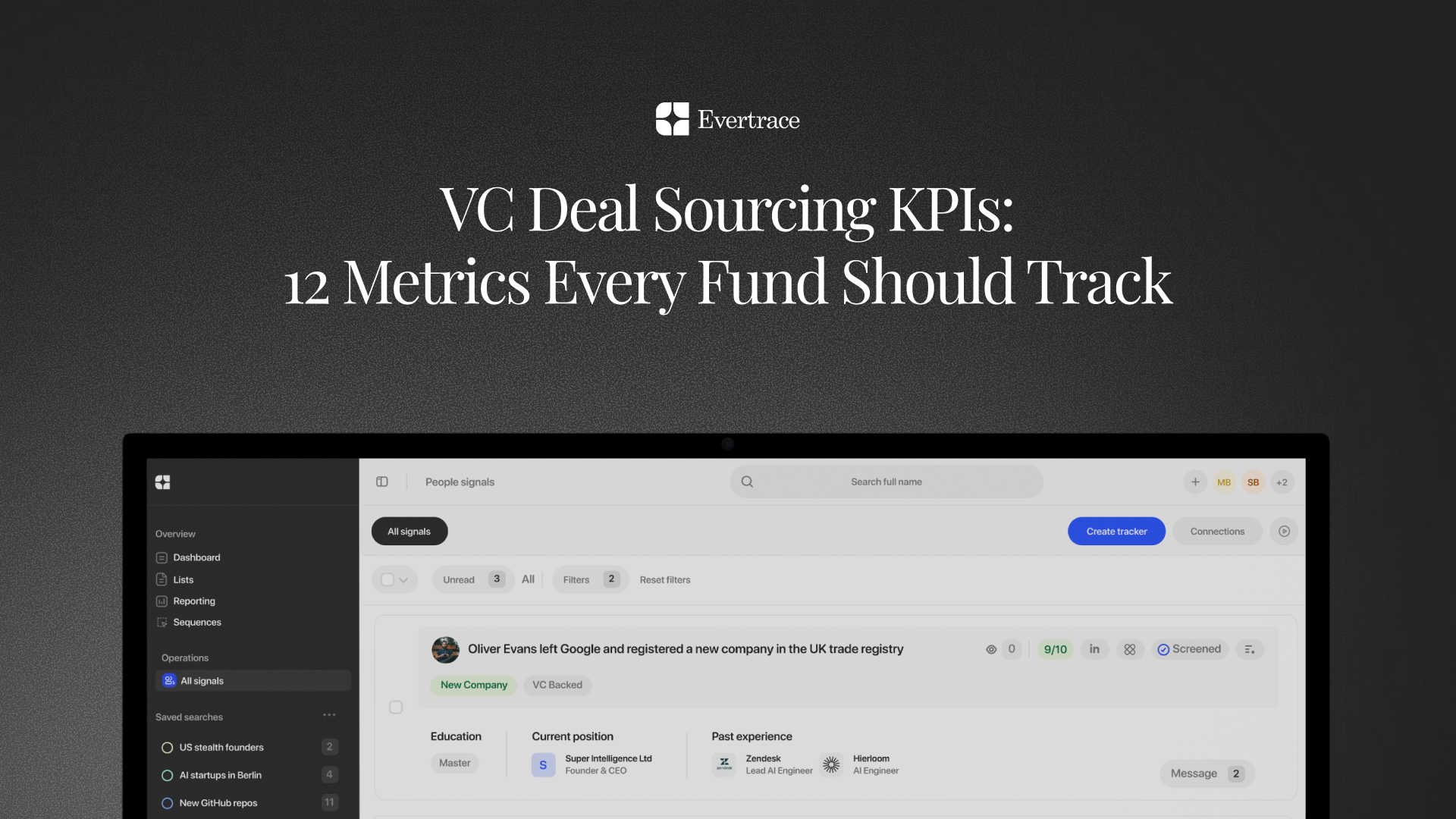VC Deal Sourcing KPIs: 12 Metrics Every Fund Should Track