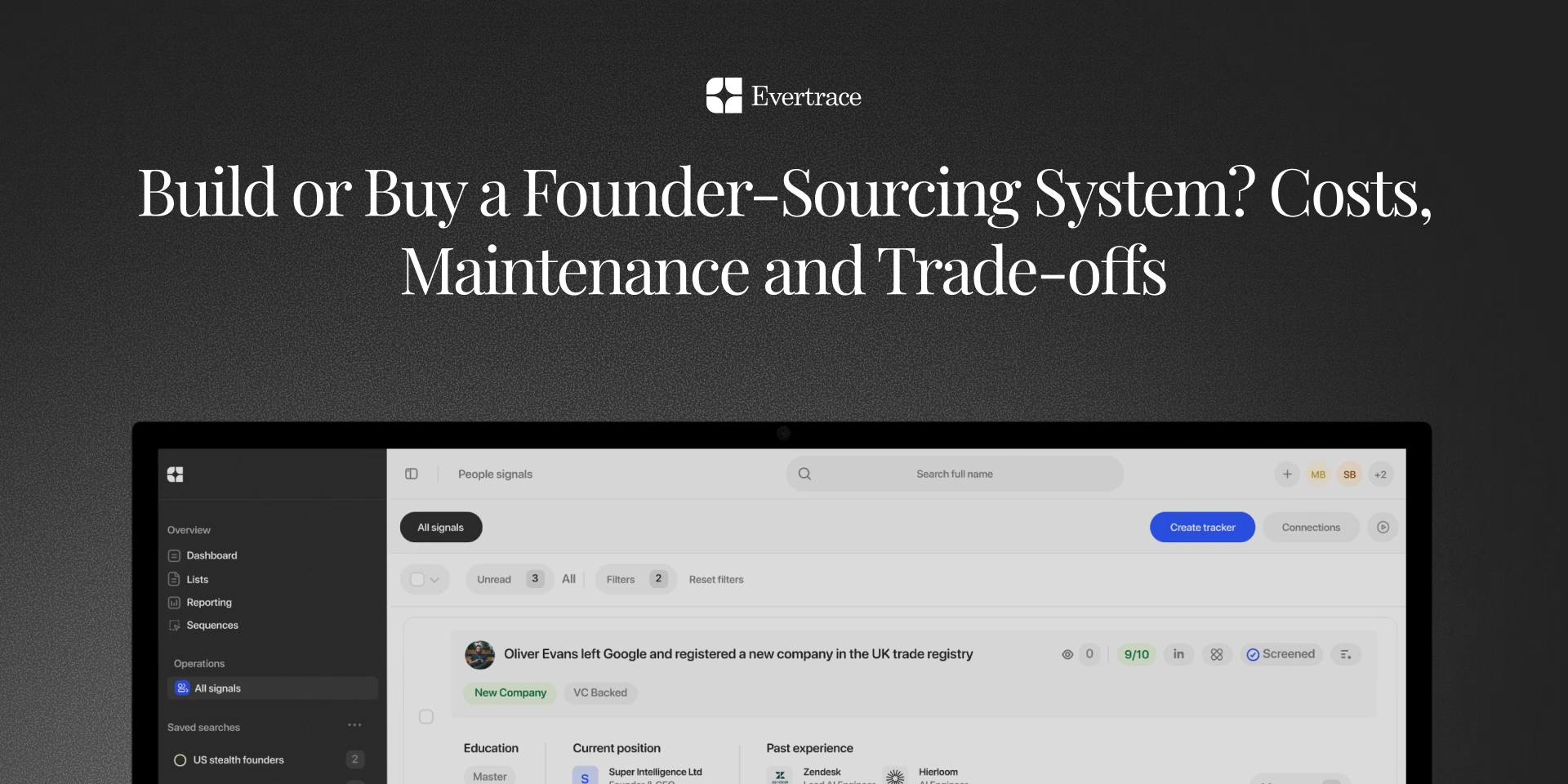 Build or Buy a Founder-Sourcing System? Costs, Maintenance and Trade-offs