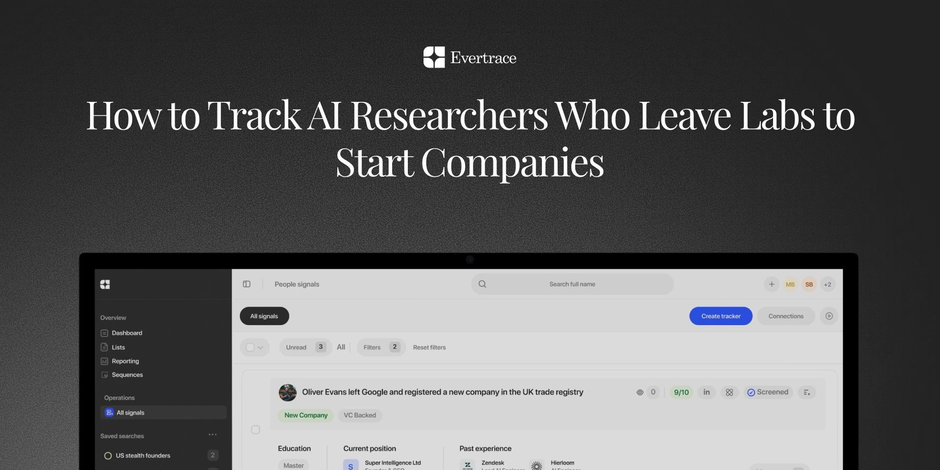 How to Track AI Researchers Who Leave Labs to Start Companies
