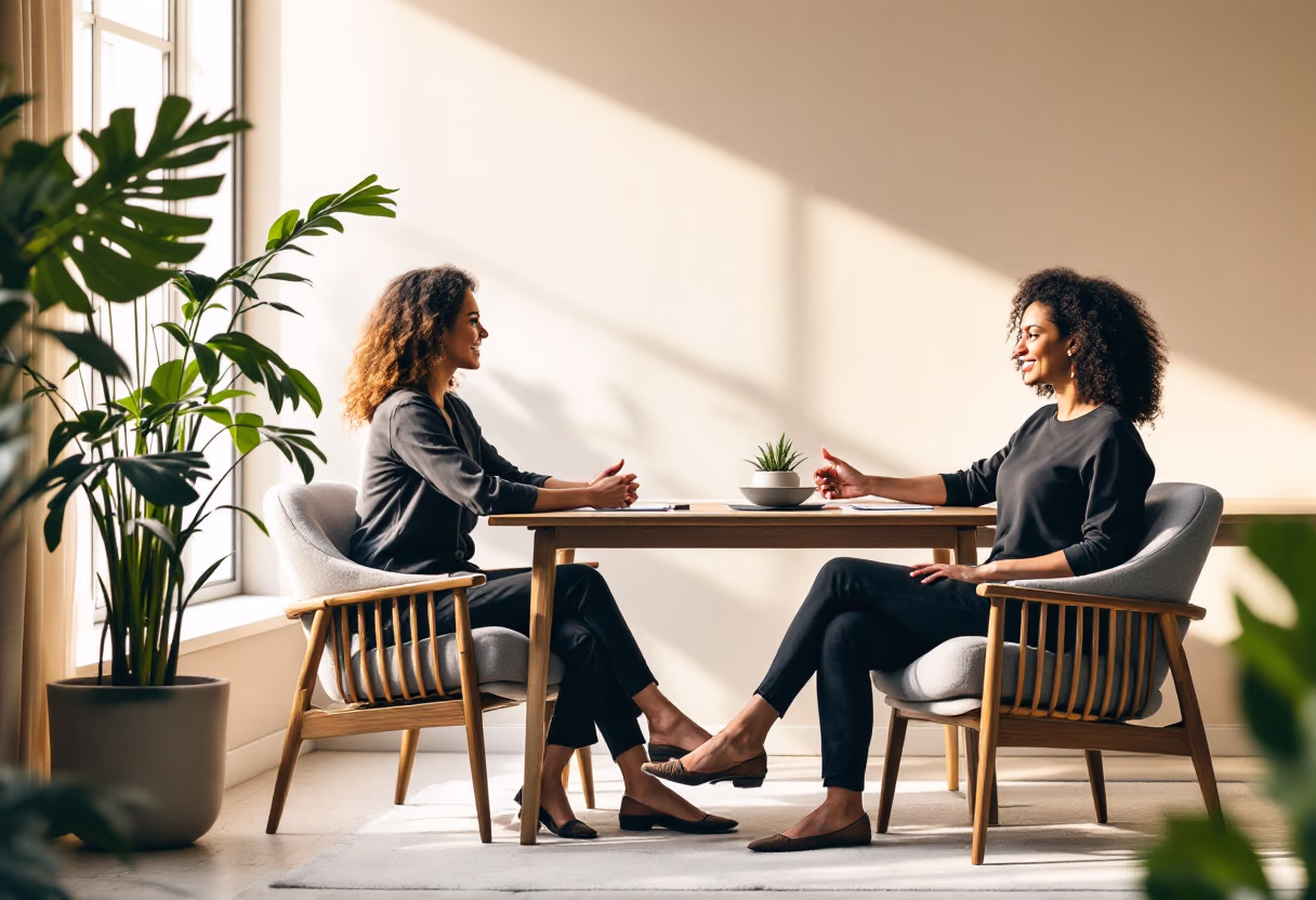 image of a coaching session in progress