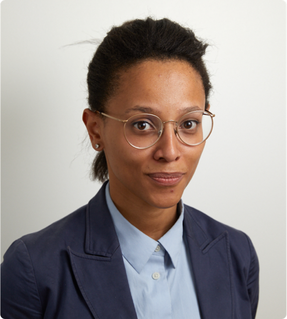 [headshot] image of customer giving a testimonial (for a ai biotech company)