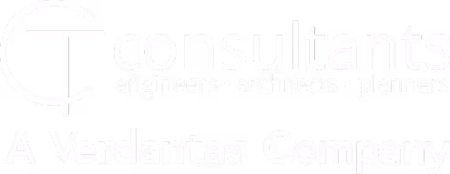 CT consultants logo with the text engineers, architects, planners, and A Verdantas Company.