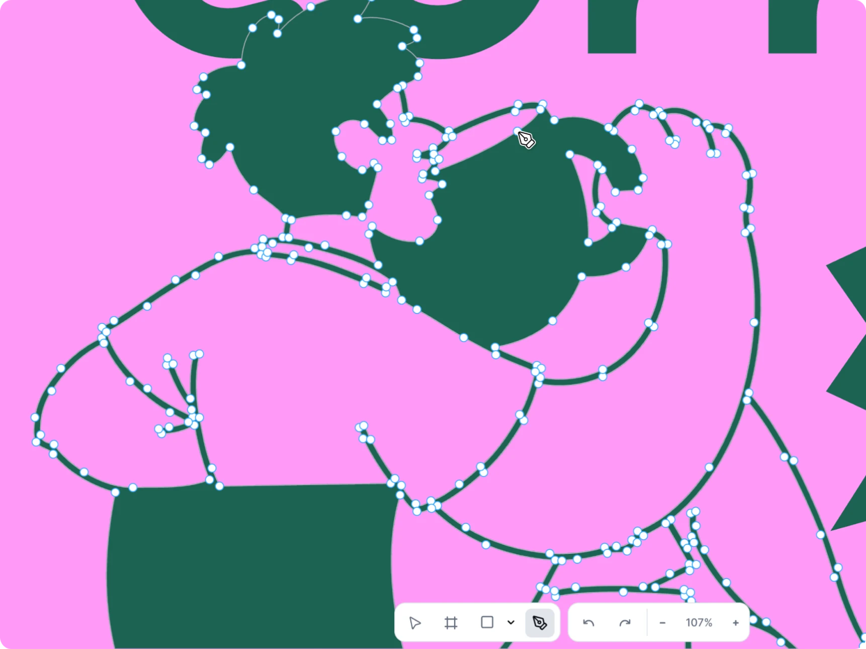 Vector editing image