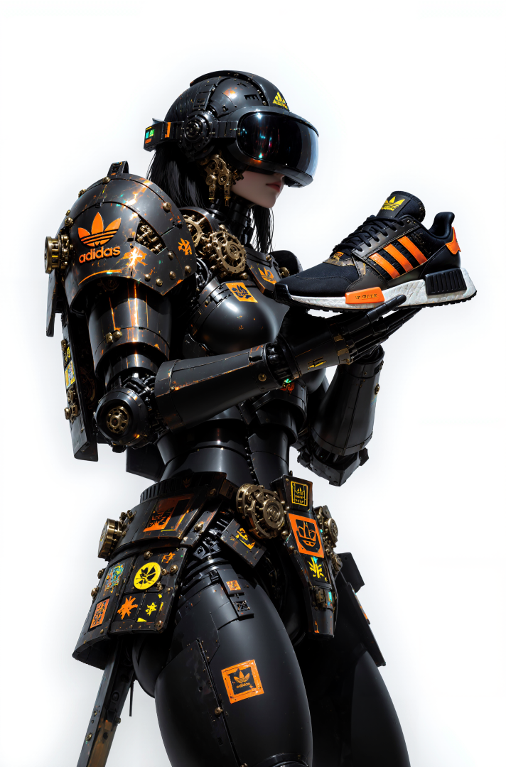 SILICA - Adidas logo orange