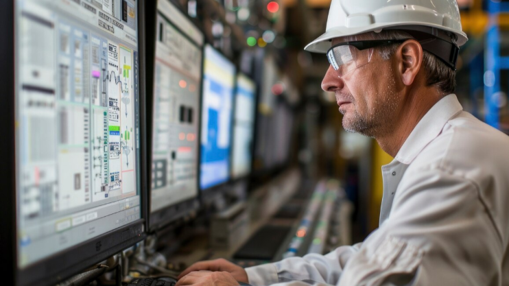 [background image] image of a workplace setting (for an ai healthcare company)