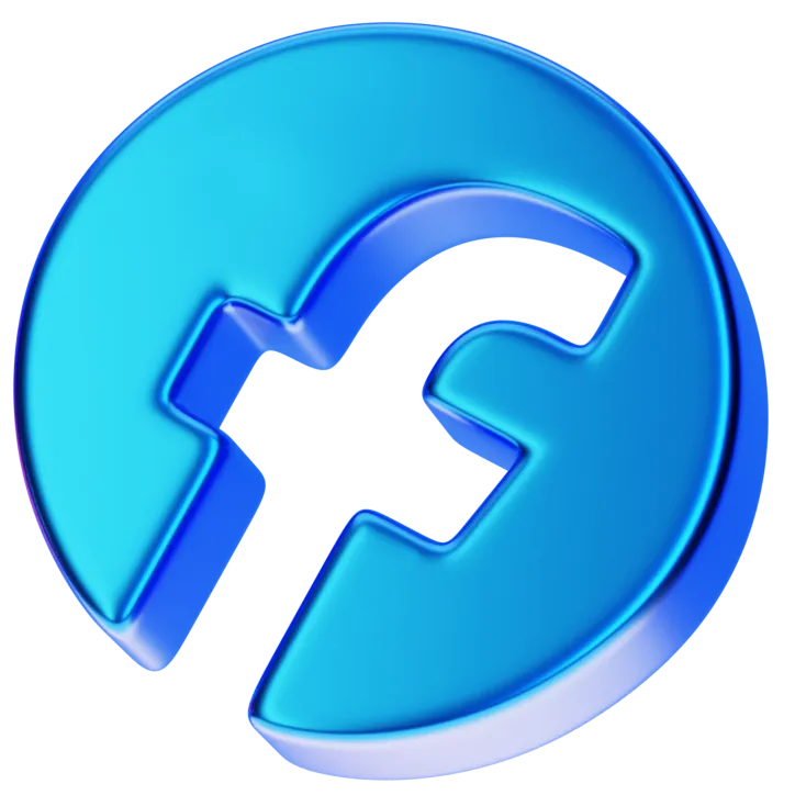 A blue circle with an arrow in the middle.