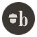A black and white photo of a logo.