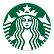 A starbucks logo with a woman's face in the center.