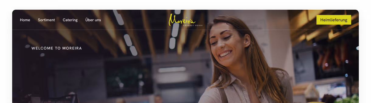 Webflow Projekt Bild Moreira