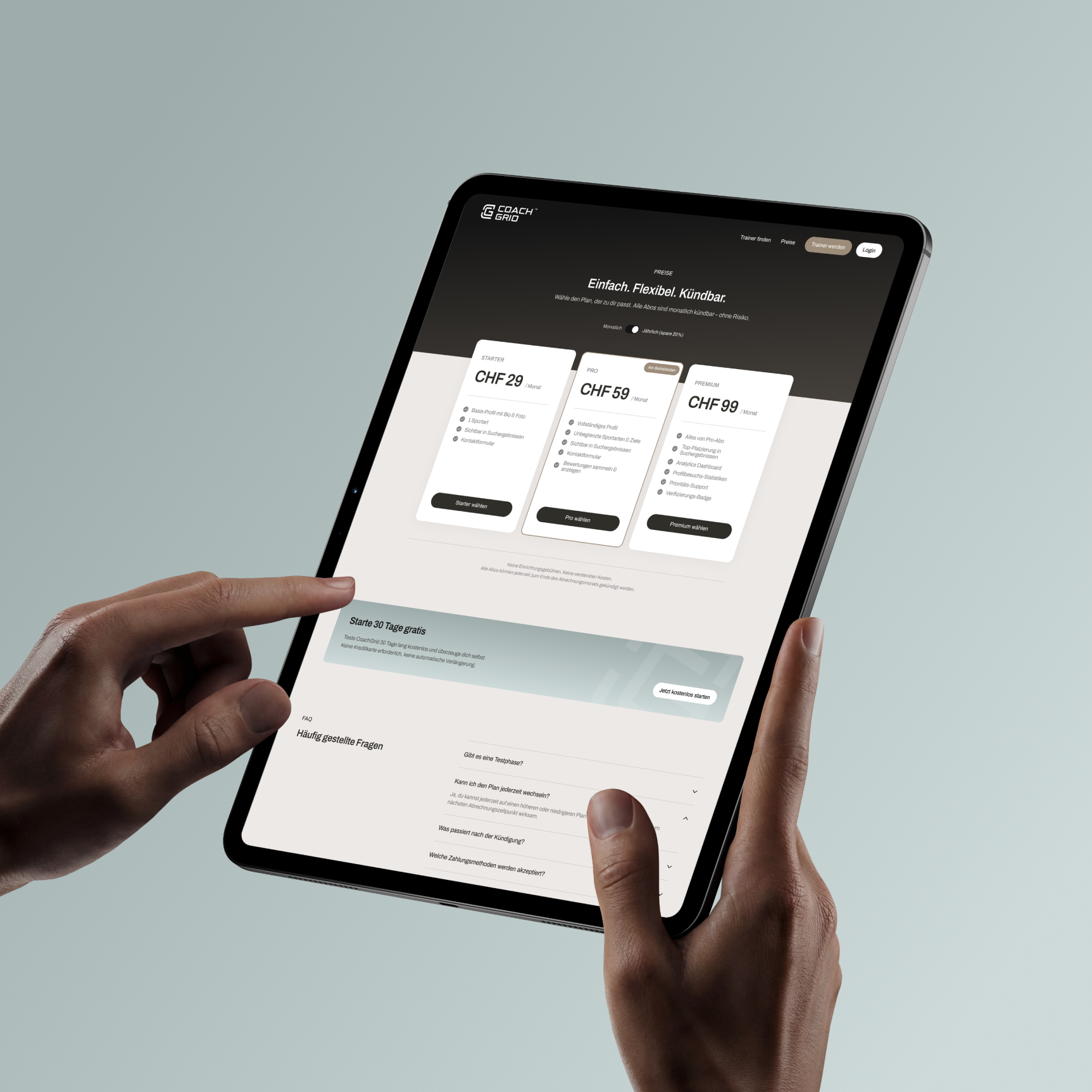 CoachGrid Portfolio Bild