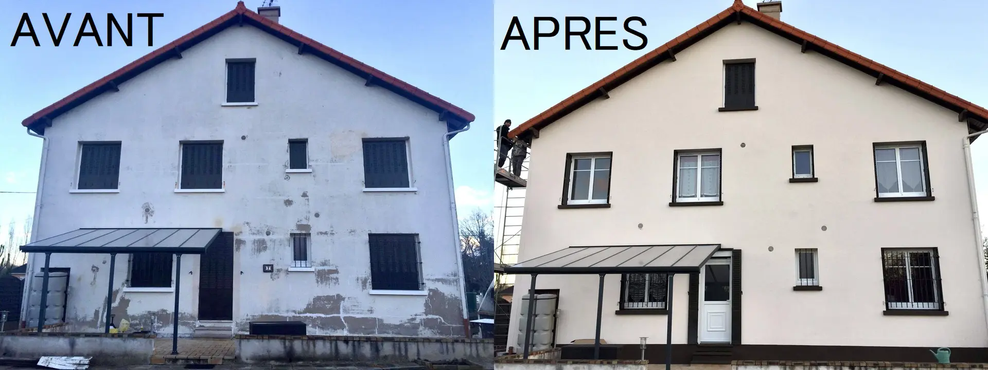 Ravalement de façade à Pontoise 95300 – LC Couvreur