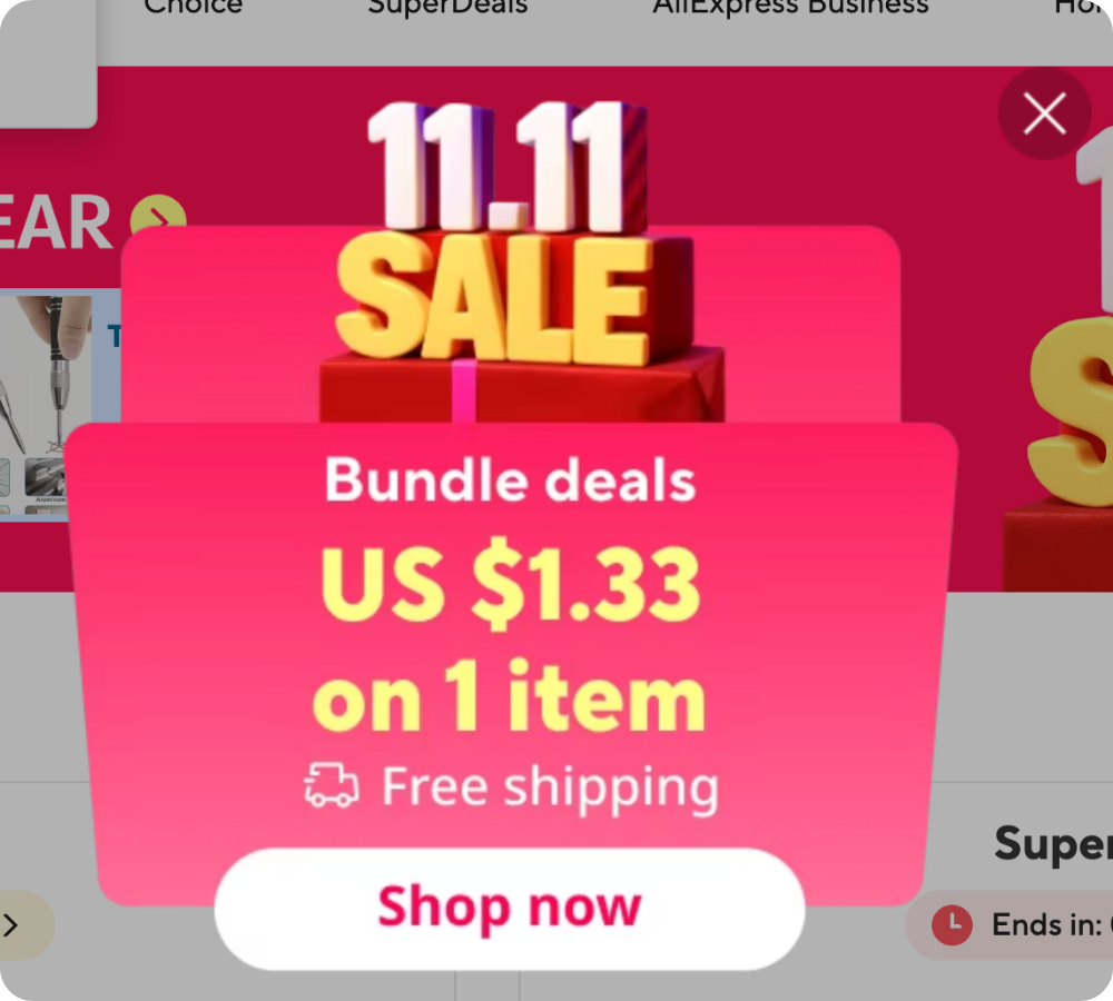 11.11 AliExpress campaign in 2025