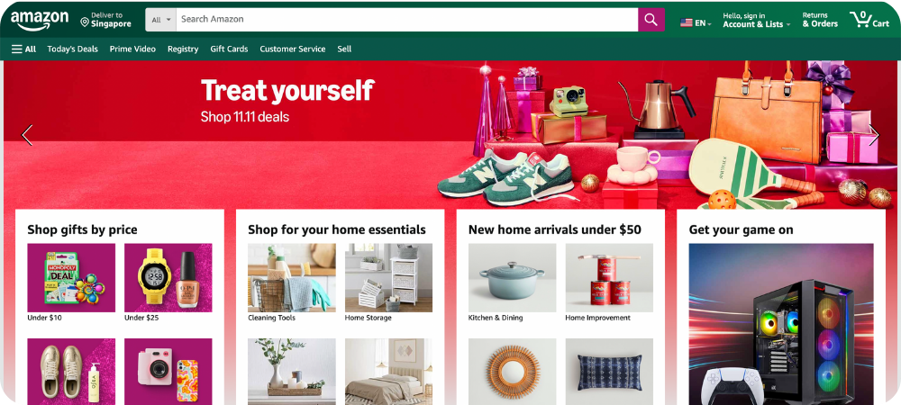 11.11 Amazon campaign in 2025