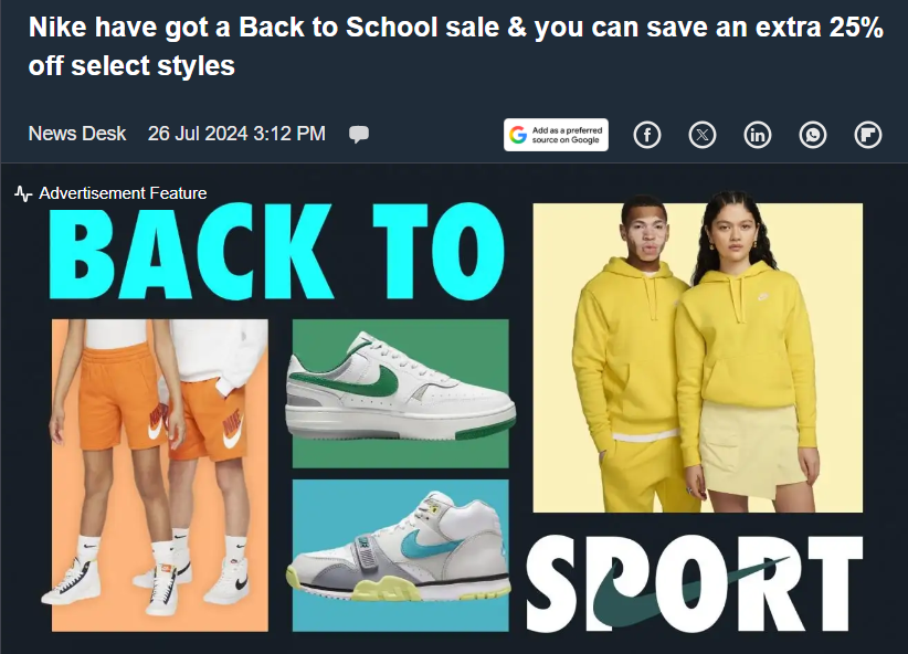 Nike Back-to-school Ad