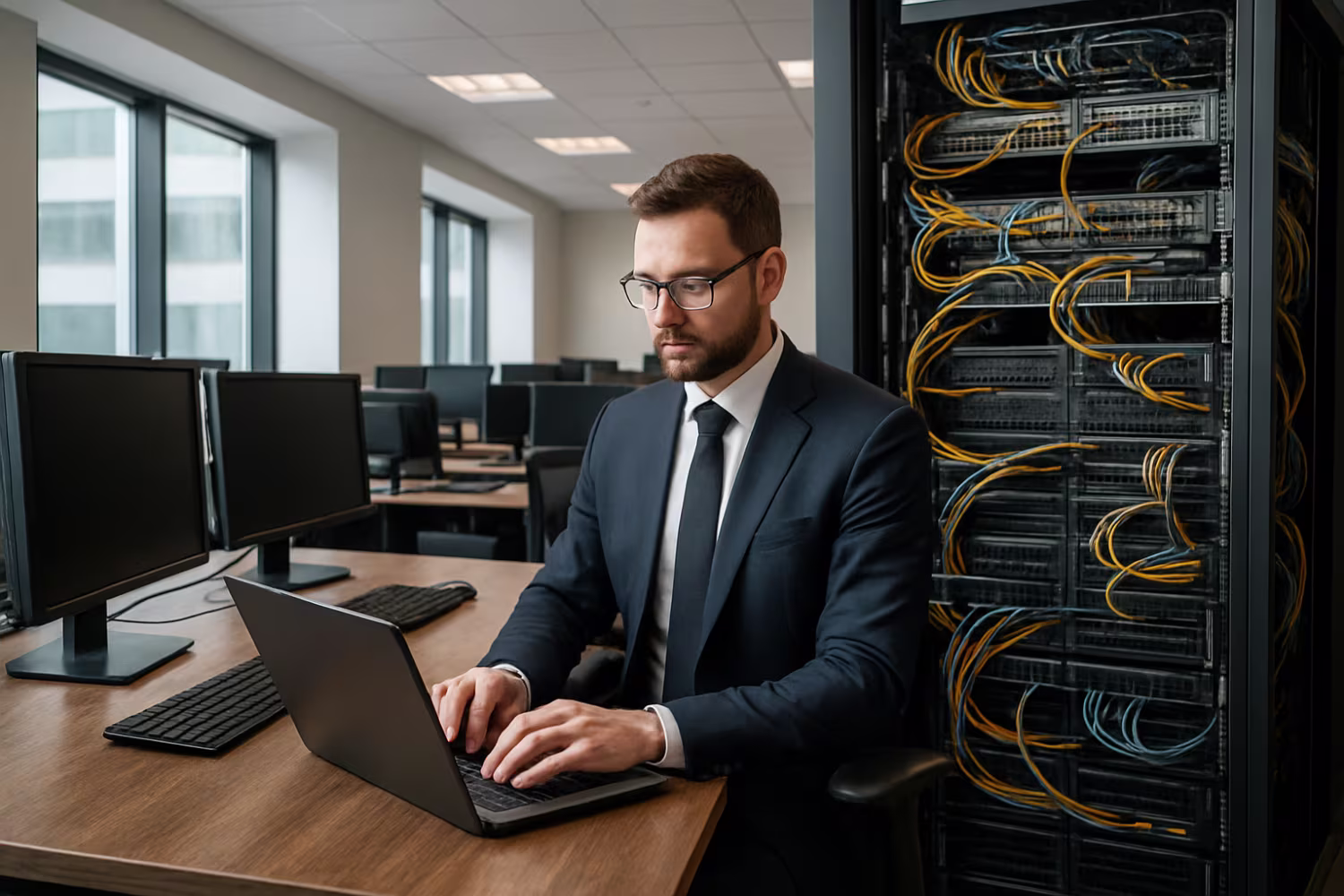 Modern IT infrastructure support office