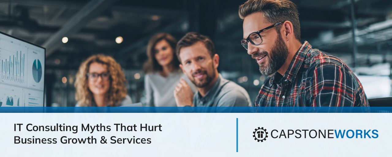 IT security agent working on his powerhouse software.