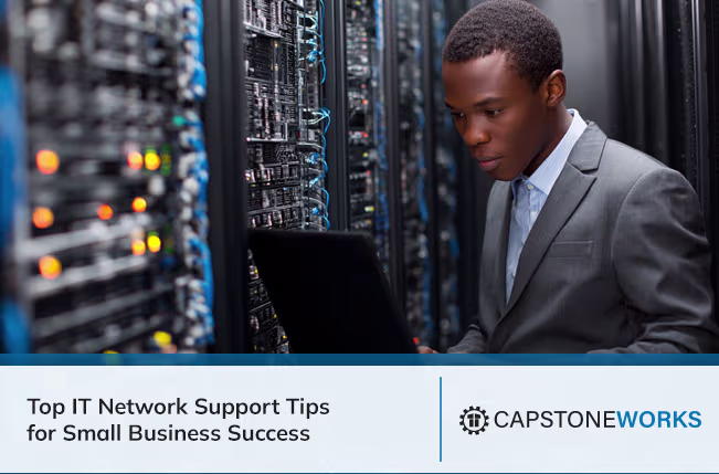 IT security agent working on his powerhouse software. 