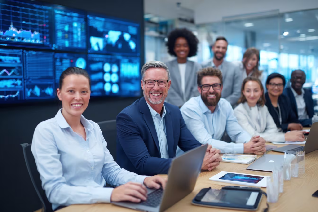 Team reviewing email security threats