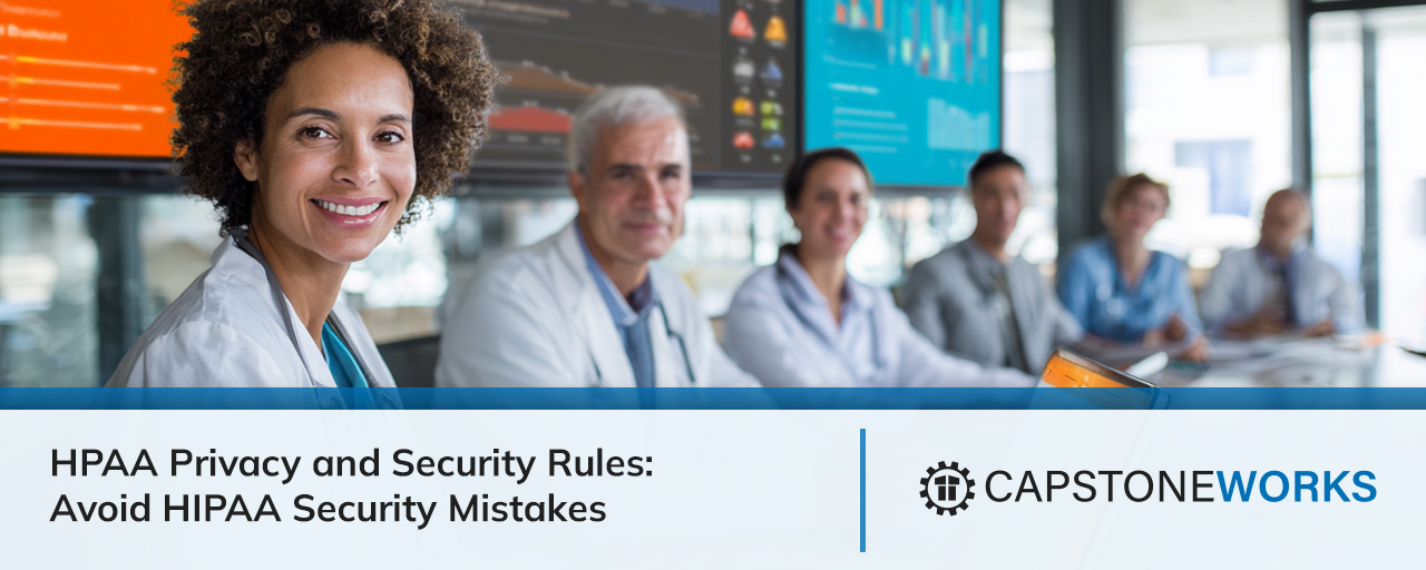 IT security agent working on his powerhouse software.