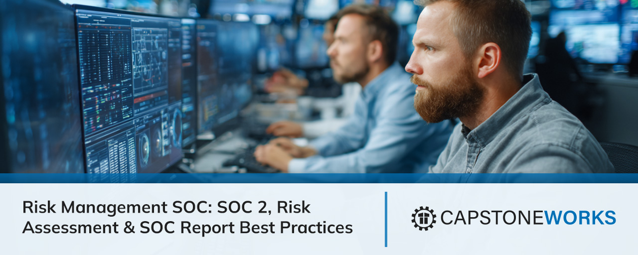 IT security agent working on his powerhouse software.