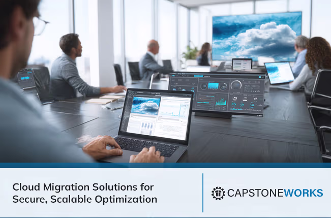 IT security agent working on his powerhouse software.