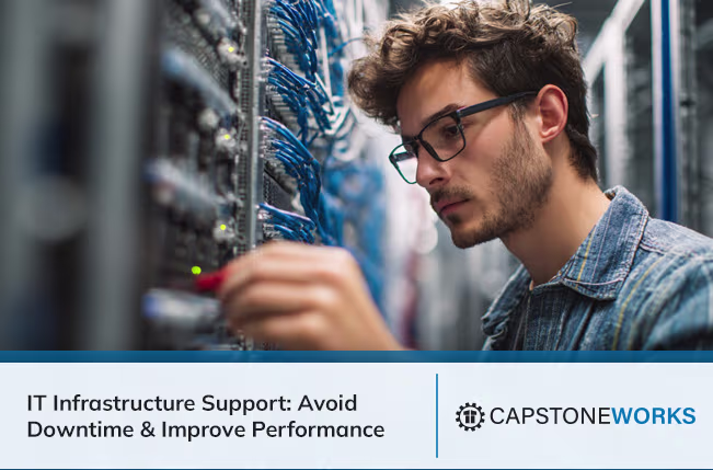 IT security agent working on his powerhouse software. 