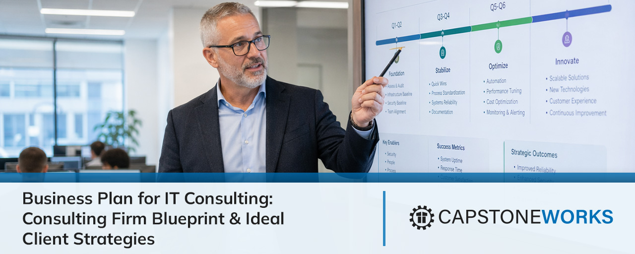 IT security agent working on his powerhouse software.