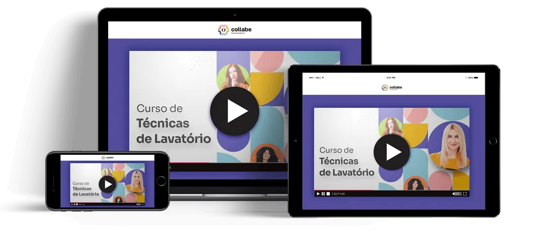 Veja onde e quando quiser os cursos da Collabe Academy